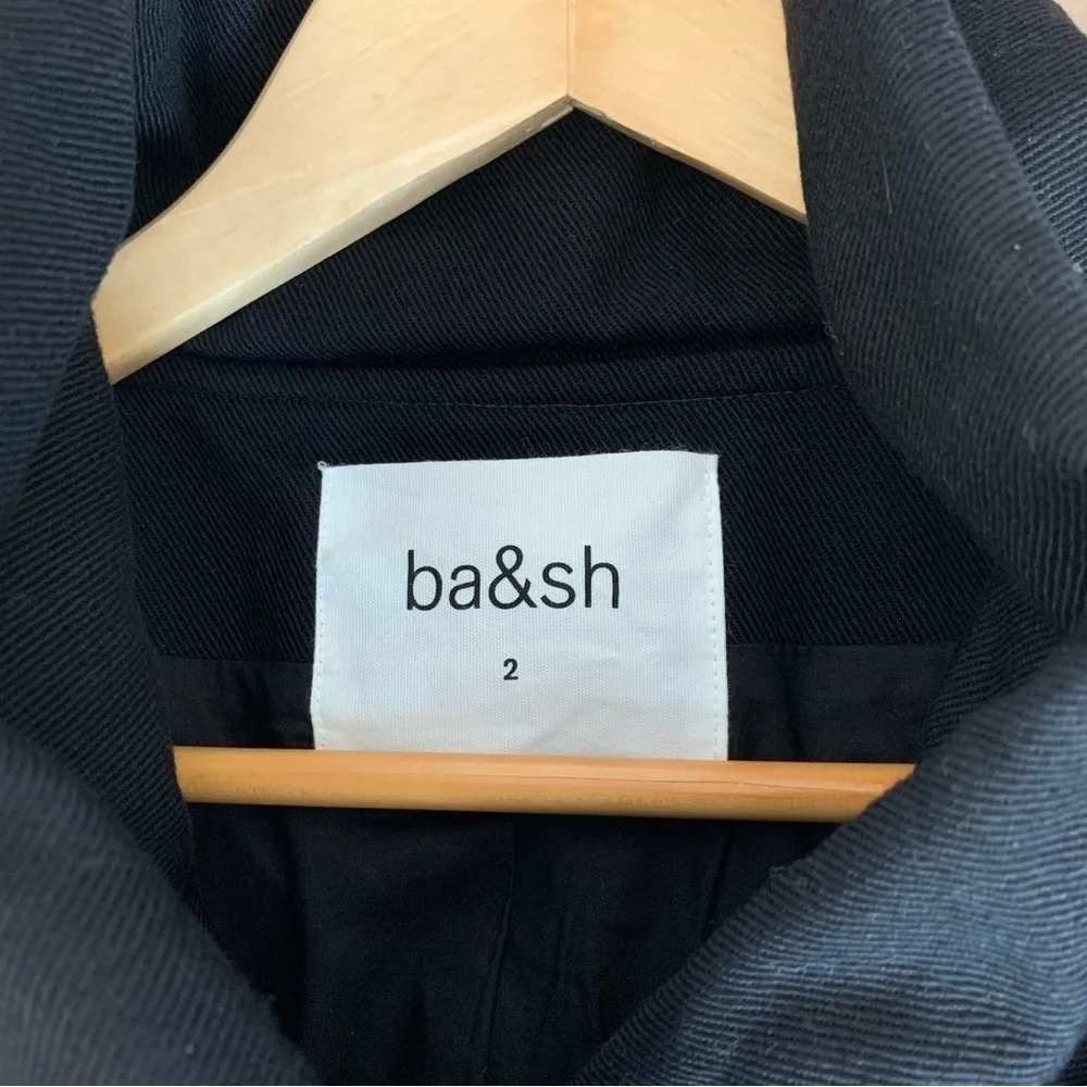 ba&sh Belted 100% Cotton Lost Jacket Size M - Picture 14 of 16